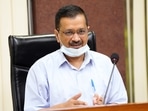 Delhi chief minister Arvind Kejriwal announced achieving the vaccination numbers at a press conference on Saturday. Delhi chief minister Arvind Kejriwal announced achieving the vaccination numbers at a press conference on Saturday.