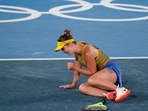 Tokyo 2020: Elina Svitolina wins Ukraine's first Olympic tennis medal.(AP) Tokyo 2020: Elina Svitolina wins Ukraine's first Olympic tennis medal.(AP)