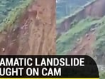 Dramatic landslide in Himachal Pradesh caught on camera