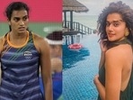 Taapsee Pannu and other Bollywood stars react to PV Sindhu's loss at the badminton semi-finals in the Olympics. (AP/Instagram) Taapsee Pannu and other Bollywood stars react to PV Sindhu's loss at the badminton semi-finals in the Olympics. (AP/Instagram)