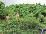 A railway official said the siege forced them to halt a dozen long-route express trains at separate railway stations along the railway line. (HT Photo)