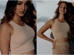 Birthday girl Kiara Advani in nude crop top and bodycon skirt is a style icon(Instagram/@lakshmilehr) Birthday girl Kiara Advani in nude crop top and bodycon skirt is a style icon(Instagram/@lakshmilehr)
