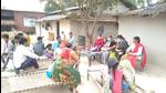 Health workers during a Covid awareness camp and vaccination drive in the Tharu dominated areas of Palia block in Lakhimpur Kheri in UP. (HT Photo) Health workers during a Covid awareness camp and vaccination drive in the Tharu dominated areas of Palia block in Lakhimpur Kheri in UP. (HT Photo)