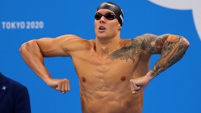 Tokyo 2020 Olympics: Caeleb Dressel of the United States in action. (REUTERS)