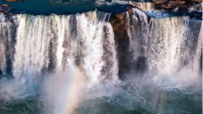 Chitrakote Falls, Chhattisgarh: This breathtaking falls with a height of 95 feet is the widest waterfall in India that looks like the Niagara Falls in Canada.  (Instagram/@ohmyindia)