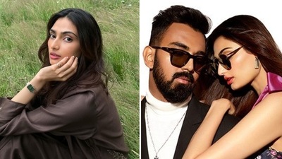 Athiya Shetty is rumoured to be in a relationship with KL Rahul.