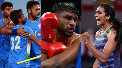 All eyes will be on the Indian men's hockey team, boxer Satish Kumar and shuttler PV Sindhu on Sunday. (Getty Images)