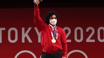 Fares El-Bakh broke two Olympics records. (Getty Images) Fares El-Bakh broke two Olympics records. (Getty Images)