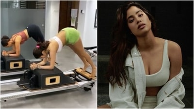 Janhvi Kapoor works on her core with a Pilates routine in new workout video: Watch (Instagram) Janhvi Kapoor works on her core with a Pilates routine in new workout video: Watch (Instagram)