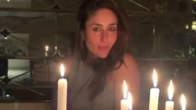Kareena Kapoor shared a boomerang video of herself. Kareena Kapoor shared a boomerang video of herself.
