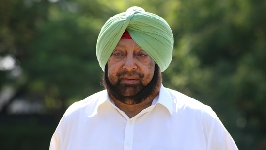 Punjab CM Amarinder Singh. A day earlier, Punjab reported 49 new Covid cases, taking the total count to 5,99,053, officials said. No Covid-related death was reported on Friday.(File photo)