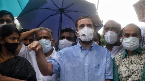 Rahul Gandhi tested positive for Covid-19 on April 20.(ANI Photo) Rahul Gandhi tested positive for Covid-19 on April 20.(ANI Photo)