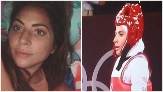 Julyana Al-Sadeq (R) bears a resemblance to Lady Gaga (L).