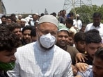 AIMIM President and Hyderabad MP Asaduddin Owaisi. (Sakib Ali /Hindustan Times) AIMIM President and Hyderabad MP Asaduddin Owaisi. (Sakib Ali /Hindustan Times)