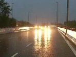 Thunderstorms, with moderate to heavy intensity rains, have been predicted over and adjoining areas of entire Delhi-NCR. (ANI) Thunderstorms, with moderate to heavy intensity rains, have been predicted over and adjoining areas of entire Delhi-NCR. (ANI)