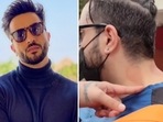 Aly Goni blushed as he was asked about the marks on his neck. Aly Goni blushed as he was asked about the marks on his neck.