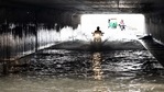 Waterlogging at Lajpat Nagar underpass on Sunday morning. (Arvind Yadav/HT PHOTO)(Arvind Yadav/HT PHOTO) Waterlogging at Lajpat Nagar underpass on Sunday morning. (Arvind Yadav/HT PHOTO)(Arvind Yadav/HT PHOTO)