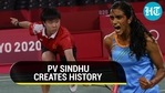 PV Sindhu wins Bronze at Tokyo Olympics, creates history PV Sindhu wins Bronze at Tokyo Olympics, creates history