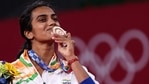 PV Sindhu became India's only woman to win two Olympics medals. (Getty Images) PV Sindhu became India's only woman to win two Olympics medals. (Getty Images)