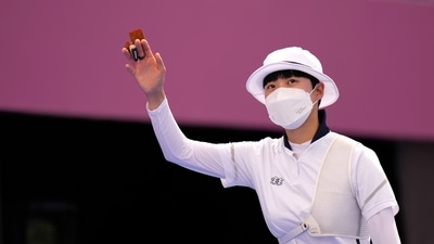 Tokyo 2020: South Korea's record-breaking Olympic archer An San fought sexism from day one. (AP) Tokyo 2020: South Korea's record-breaking Olympic archer An San fought sexism from day one. (AP)