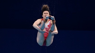 Tokyo 2020 Olympics - Diving - Women's 3m Springboard - Final - Tokyo Aquatics Centre, Tokyo, Japan - August 1, 2021.  Tingmao Shi of China in action REUTERS/Clodagh Kilcoyne (REUTERS)