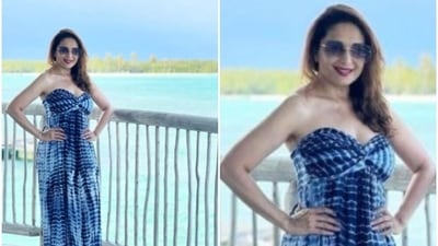 Madhuri Dixit routinely shares pictures to stay connected with her fans. Madhuri Dixit routinely shares pictures to stay connected with her fans.