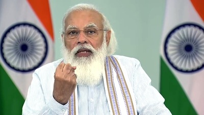 PM Modi will launch e-RUPI on Monday at 4:30pm via video conferencing. (ANI Photo) PM Modi will launch e-RUPI on Monday at 4:30pm via video conferencing. (ANI Photo)