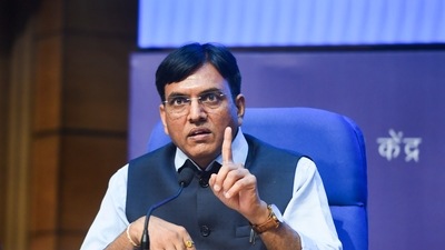 Union health minister Mansukh Mandaviya said that Rahul Gandhi should be proud of the country's healthcare workers for their efforts. (PTI ) Union health minister Mansukh Mandaviya said that Rahul Gandhi should be proud of the country's healthcare workers for their efforts. (PTI )