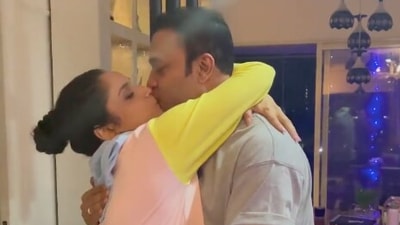 Ankita Lokhande and her partner, Vicky Jain. Ankita Lokhande and her partner, Vicky Jain.