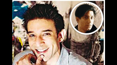 Suneet Varma at 22 (above) and at 54 (inset) Suneet Varma at 22 (above) and at 54 (inset)
