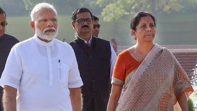 Prime Minister Narendra Modi and Union finance minister Nirmala Sitharaman. (File photo)