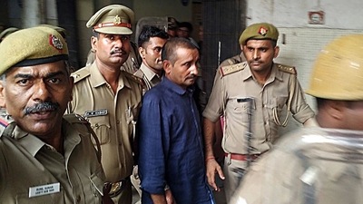 Unnao rape accused Kuldeep Singh Sengar who has been convicted by Tis Hazari court, in New Delhi. (File photo: ANI)