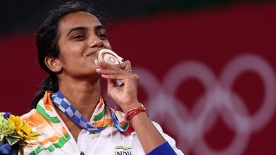 PV Sindhu became India's only woman to win two Olympics medals. (Getty Images) PV Sindhu became India's only woman to win two Olympics medals. (Getty Images)