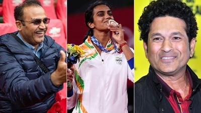 Former and cricketers were over the moon with PV Sindhu's achievement. (Getty Images)