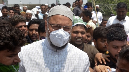 AIMIM President and Hyderabad MP Asaduddin Owaisi. (Sakib Ali /Hindustan Times) AIMIM President and Hyderabad MP Asaduddin Owaisi. (Sakib Ali /Hindustan Times)
