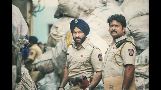 Still from web show Sacred Games Still from web show Sacred Games