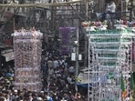 Huge processions are taken out on Muharram by Muslims, which have been banned by Uttar Pradesh government due to Covid-19.(Vipin Kumar/HT File Photo) Huge processions are taken out on Muharram by Muslims, which have been banned by Uttar Pradesh government due to Covid-19.(Vipin Kumar/HT File Photo)