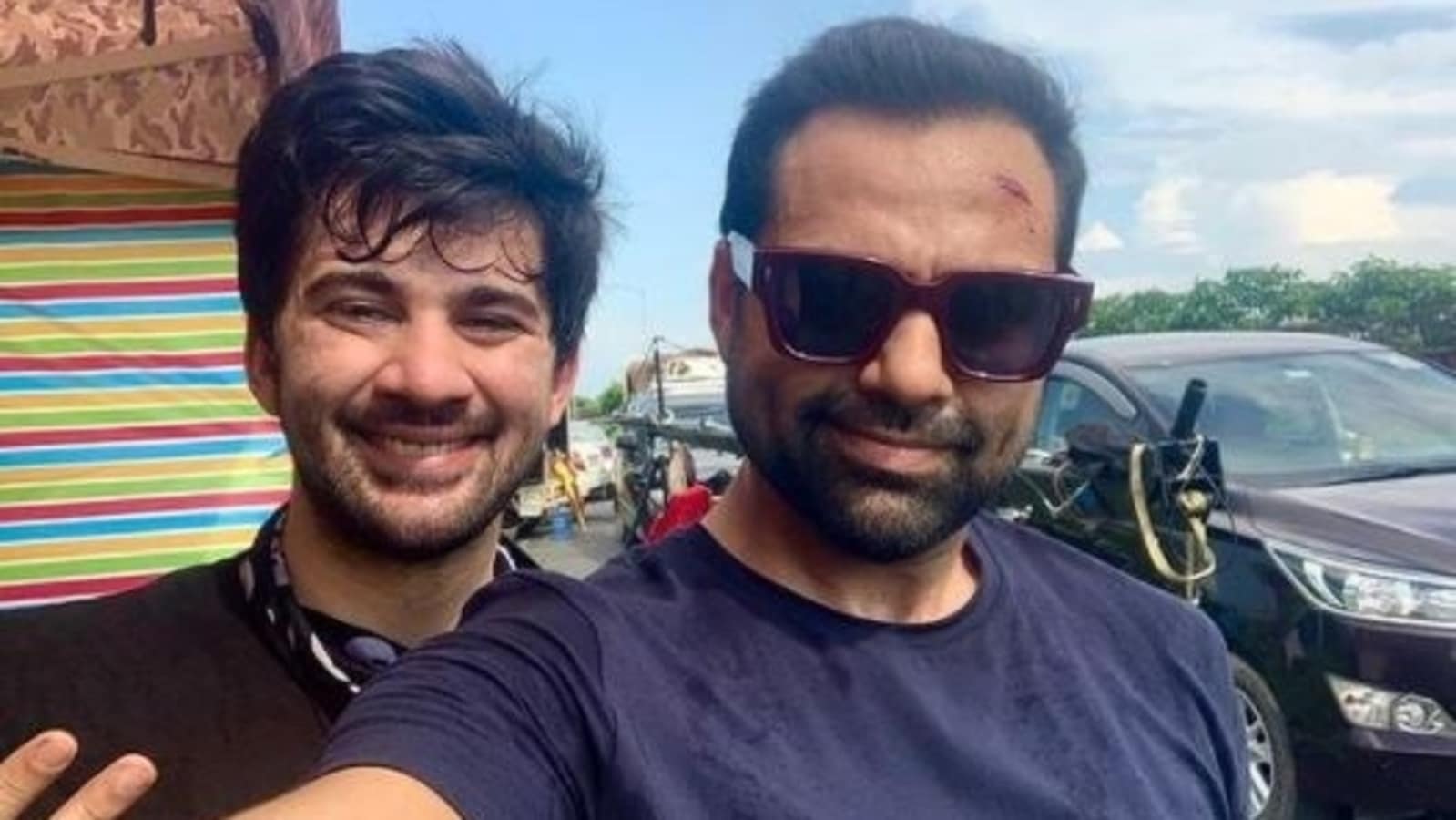 Karan Deol begins shooting with Abhay Deol for film, shares pic: &#39;Chacha, thank you for always having my back&#39; | Bollywood - Hindustan Times