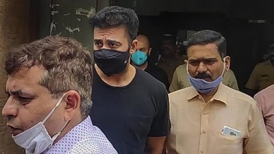 The property cell of the Mumbai crime branch arrested Raj Kundra on July 19 in connection with alleged creation of pornographic content. (PTI File Photo) The property cell of the Mumbai crime branch arrested Raj Kundra on July 19 in connection with alleged creation of pornographic content. (PTI File Photo)