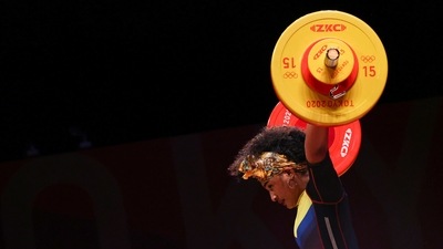 Tokyo 2020 Olympics - Weightlifting - Women's 87kg - Group A - Tokyo International Forum, Tokyo, Japan - August 2, 2021. Yajaira Salazar of Ecuador in action. REUTERS/Edgard Garrido (REUTERS)