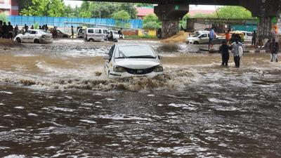 Officials said that ponds can mitigate waterlogging and recharge groundwater table. (Vipin Kumar/HT PHOTO)