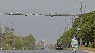 A deserted Expressway in Islamabad from a previous period of restrictions A deserted Expressway in Islamabad from a previous period of restrictions