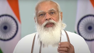 The Prime Minister’s Office said that e-Rupi can be used to deliver welfare services in a leak-proof manner. (YouTube/Narendra Modi)