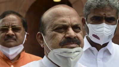 Karnataka chief minister Basavaraj Bommai. (PTI Photo) Karnataka chief minister Basavaraj Bommai. (PTI Photo)