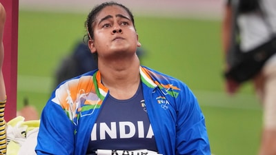 Tokyo: India's Kamalpreet Kaur reacts during the women's discus throw final event at the 2020 Summer Olympics, in Tokyo, Monday, August 2, 2021. (PTI Photo/Gurinder Osan)
(PTI08_02_2021_000301B) (PTI) Tokyo: India's Kamalpreet Kaur reacts during the women's discus throw final event at the 2020 Summer Olympics, in Tokyo, Monday, August 2, 2021. (PTI Photo/Gurinder Osan)
(PTI08_02_2021_000301B) (PTI)