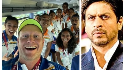 Shah Rukh Khan responded to Sjoerd Marijne. (Twitter/File)