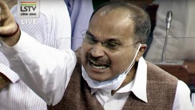 Leader of Congress in Lok Sabha Adhir Ranjan Chowdhury. (File photo)
