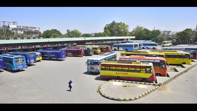 Movement of over 100 buses is expected to be hit due to the strike. (HT Photo)