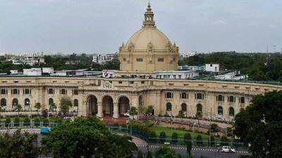 The Uttar Pradesh Vidhan Bhavan in Lucknow where the monsoon session will begin on August 17. (PTI FILE PHOTO) The Uttar Pradesh Vidhan Bhavan in Lucknow where the monsoon session will begin on August 17. (PTI FILE PHOTO)