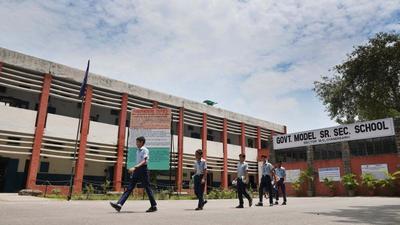 After facing the two Covid waves in Chandigarh, it is anticipated that parents with financial troubles will also send their kids to government schools now. (HT FILE PHOTO) After facing the two Covid waves in Chandigarh, it is anticipated that parents with financial troubles will also send their kids to government schools now. (HT FILE PHOTO)